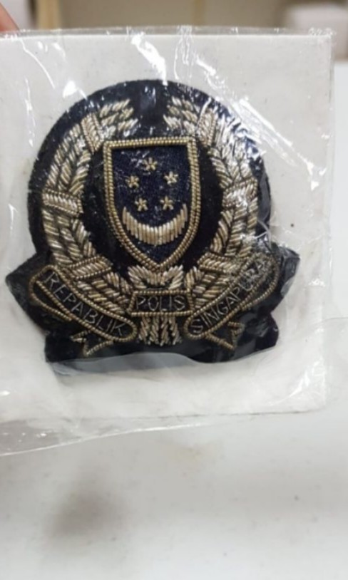 Police Badge Reel -  Singapore