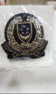 Original repablik polis singapura badge police singapore
