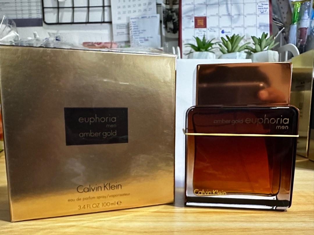 Partial CK Euphoria Men Amber Gold For Sale Beauty Personal