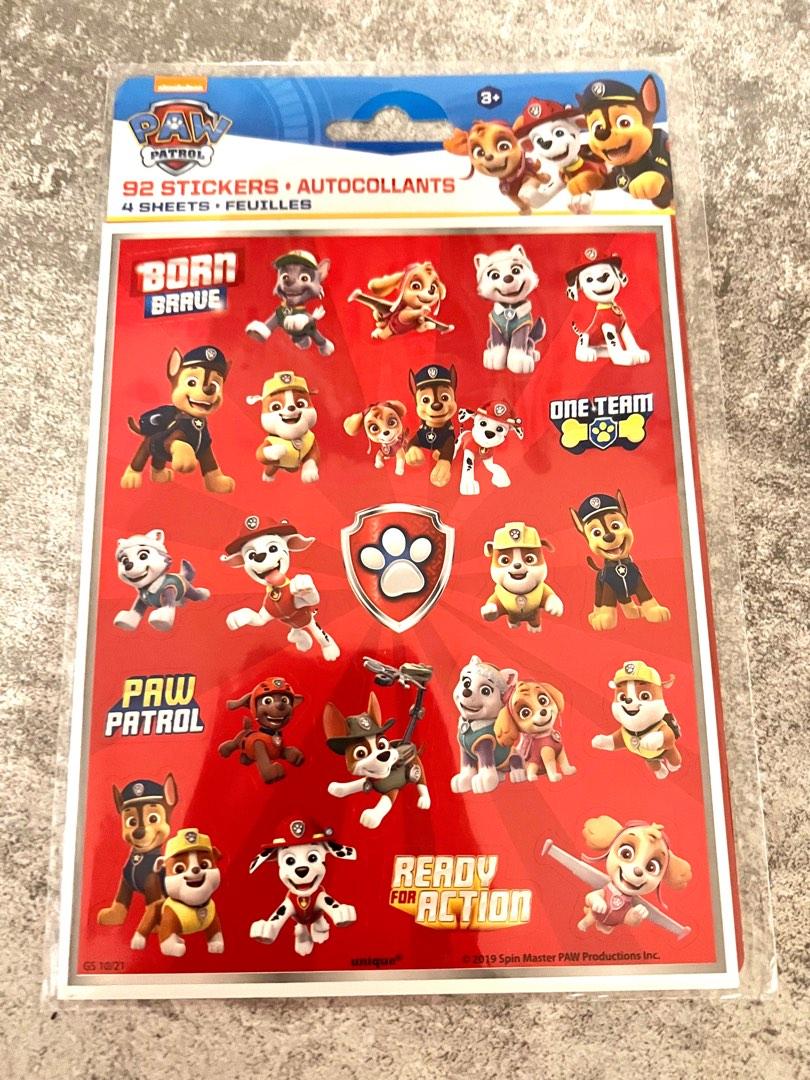 Paw Patrol Stickers - 3 packs available, Hobbies & Toys, Stationery
