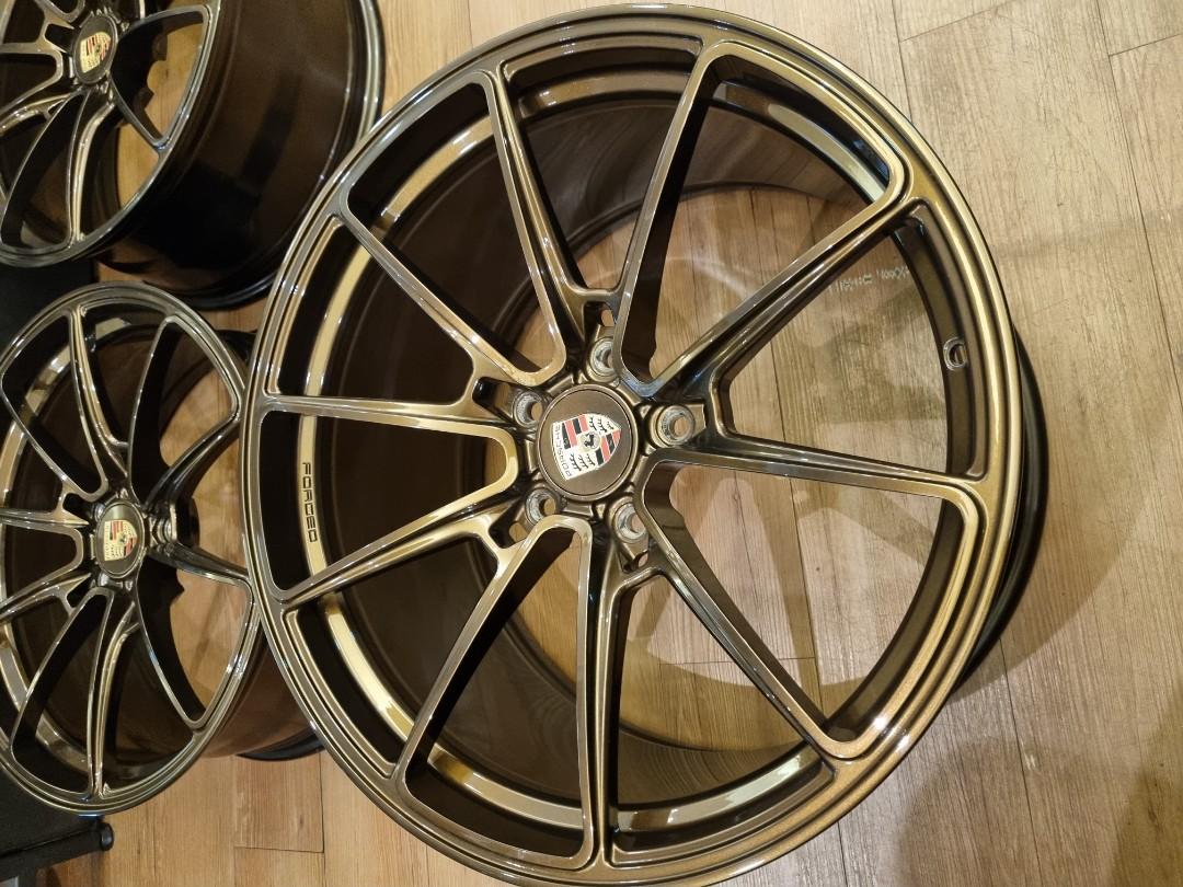 Porsche 911, (992) Carrera 20/21inch custom forged rims, Car ...