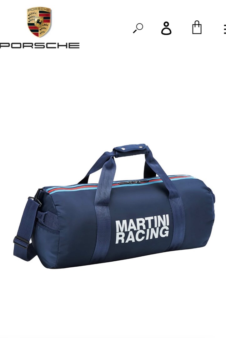 Porsche Martini Racing duffle bag, Luxury, Bags & Wallets on Carousell