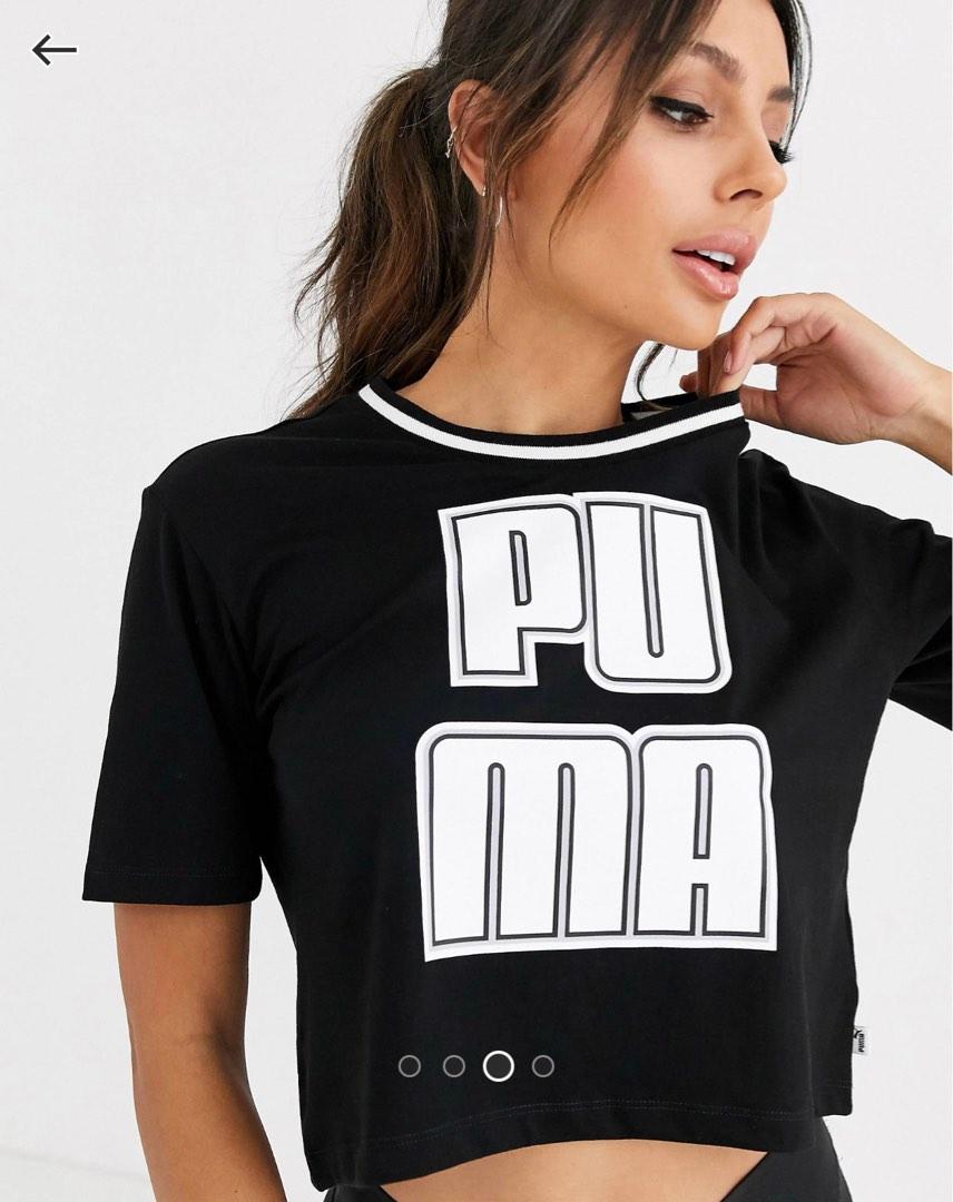 Puma Rebel Reload Crop Top Women s Fashion Activewear on Carousell