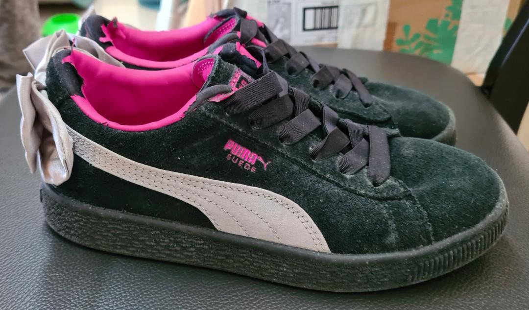 Puma suede bow deals kids