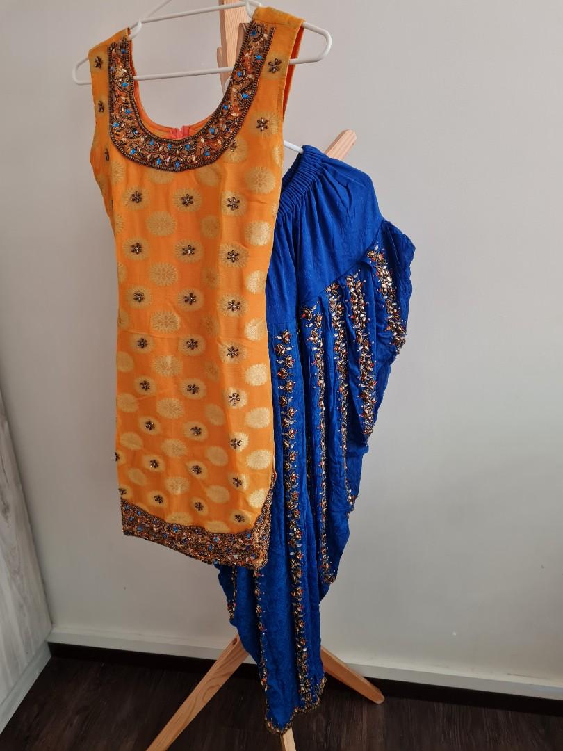 suit with dhoti pants