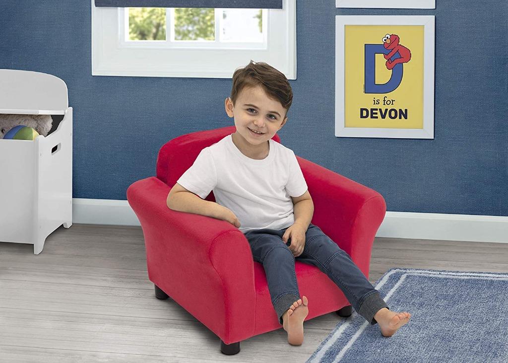 (readystock) Sesame Street Elmo Upholstered Chair, Babies & Kids, Baby