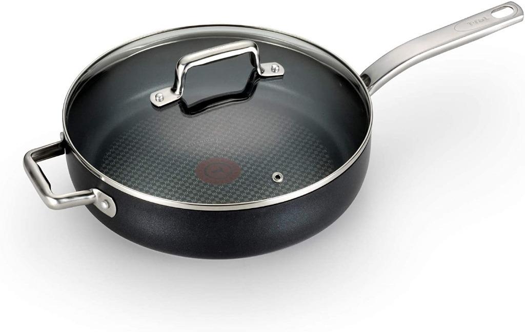 Eurolux Light Square Pan and Glass Lid 28 x 28 cm Die-Cast Aluminium Non-Stick Coating PFOA Free Removable Handle Not Suitable for Induction Cookers 
