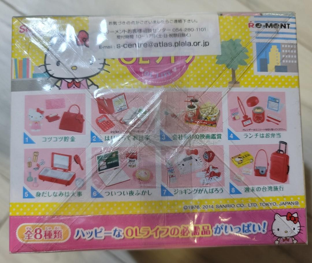 Re-Ment Miniature Sanrio Hello Kitty Office Lady OL set
