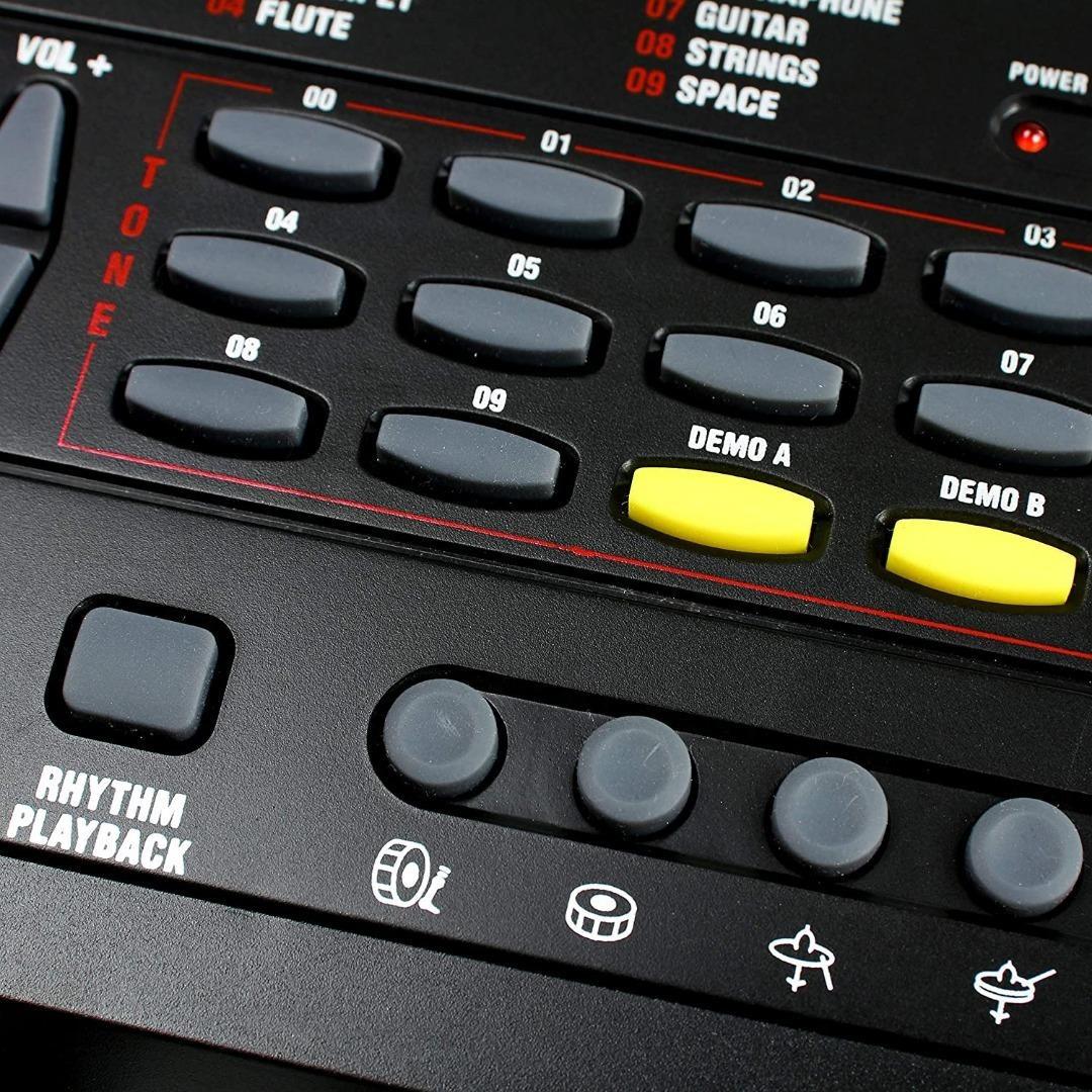 RockJam 49 Key Keyboard Piano with Power Supply, Sheet Music Stand