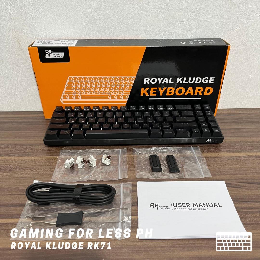 Royal Kludge RK71 Wireless Mechanical Gaming Keyboard, Computers & Tech ...