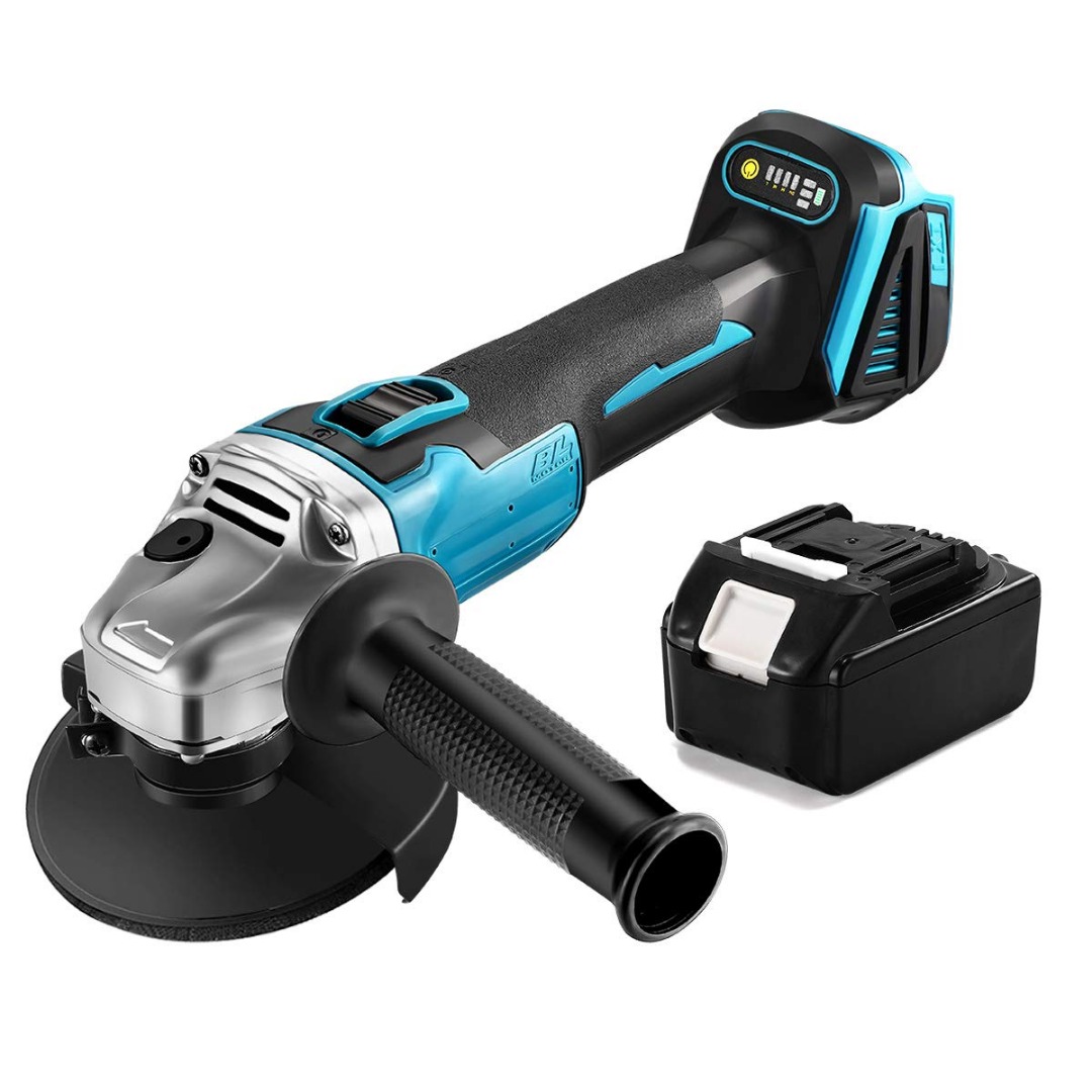 SEESII Brushless Angle Grinders 18V Cordless Grinder Tool With 3 0Ah 