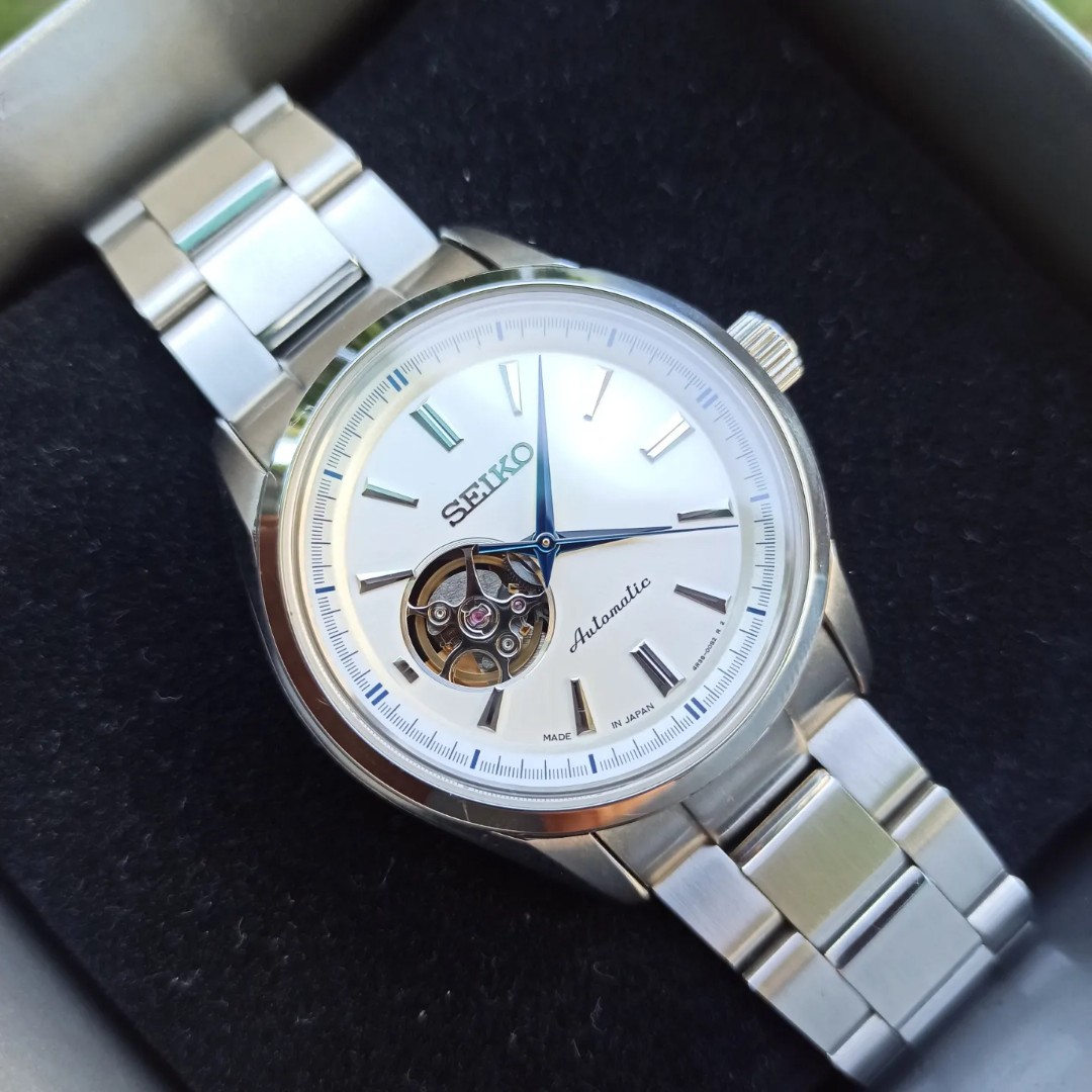 114mmSEIKO SARY051 セイコー プレザージュ オープンハート - 腕時計 