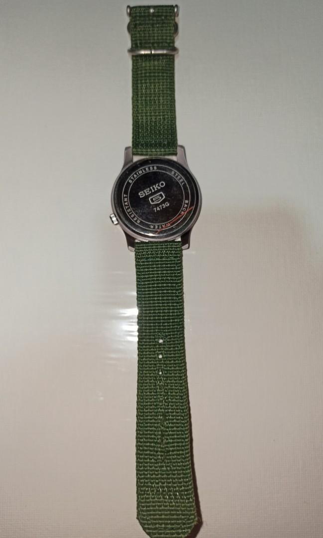 Seiko Watch (Category: Men's Watches) located in Manila. Submitted by bartt1 (Listing ID 1190797313, Image 2). Description: Needs battery replacement, Not used frequently Not Authentic ‼️ Price is negotiable.