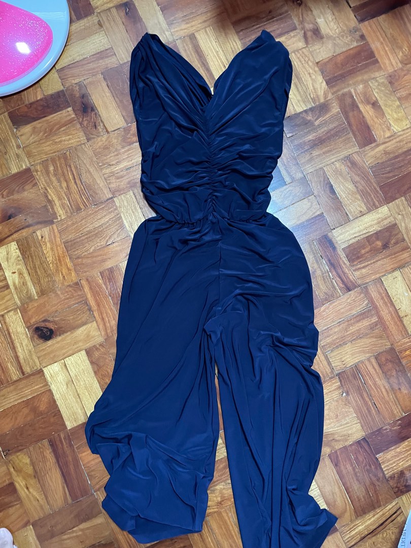 Semi formal navy blue jumpsuit, Women's Fashion, Dresses & Sets