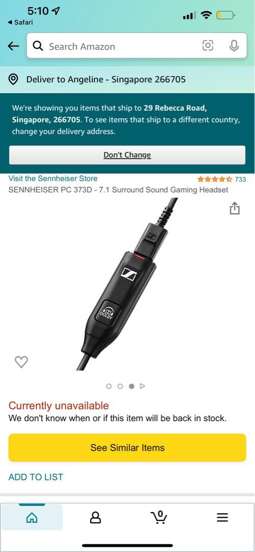 Sennheiser pc 373d on sale dongle