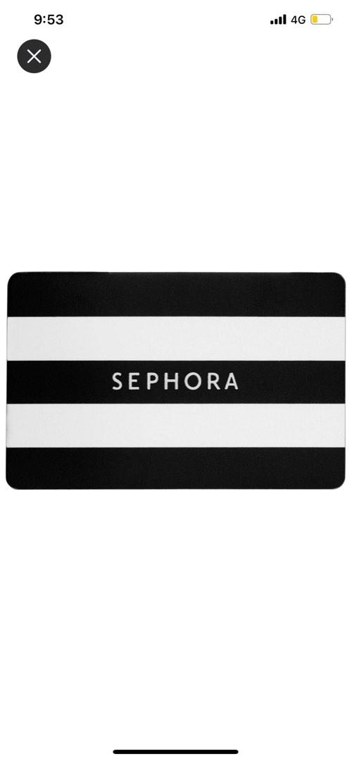 Sephora Gift Card (50), Tickets & Vouchers, Vouchers on Carousell