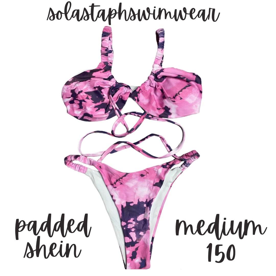 Shein Pink Bikini, Women's Fashion, Swimwear, Bikinis & Swimsuits on