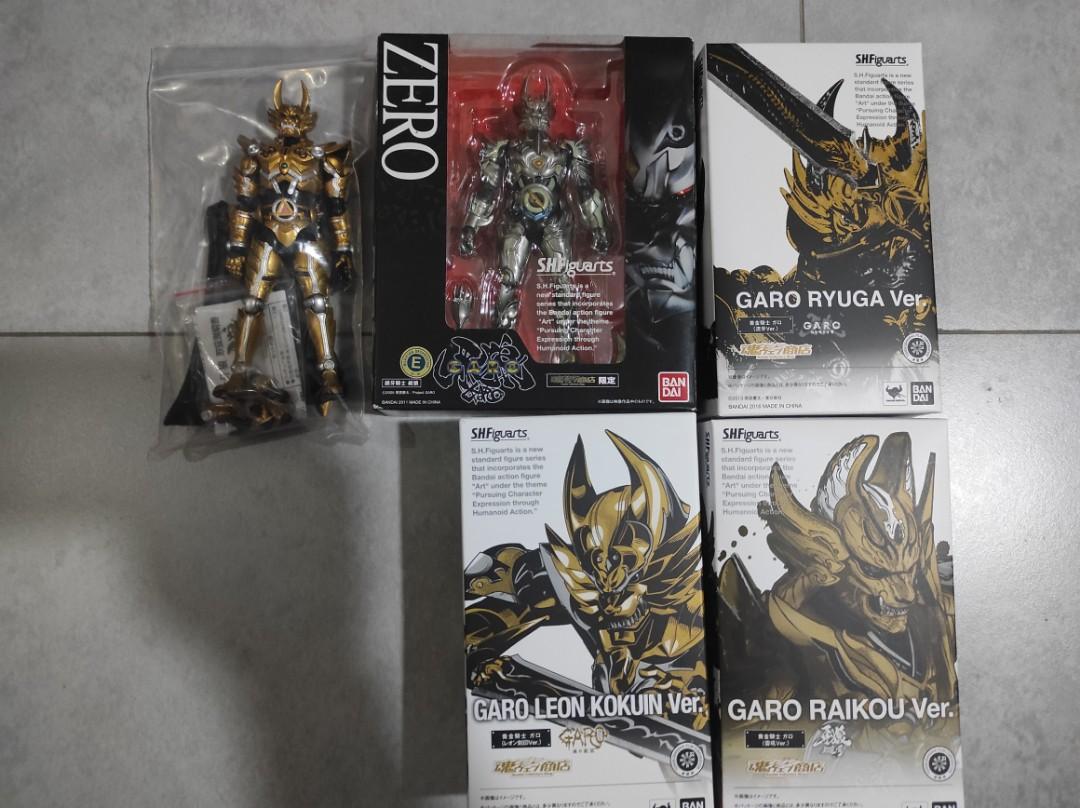 Shf 黃金騎士牙狼(非真骨雕)絕狼里奧雷吼流牙五隻（不散買）, 興趣及