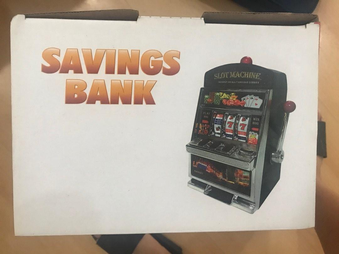 Slot Machine Savings Bank, Hobbies & Toys, Toys & Games on Carousell