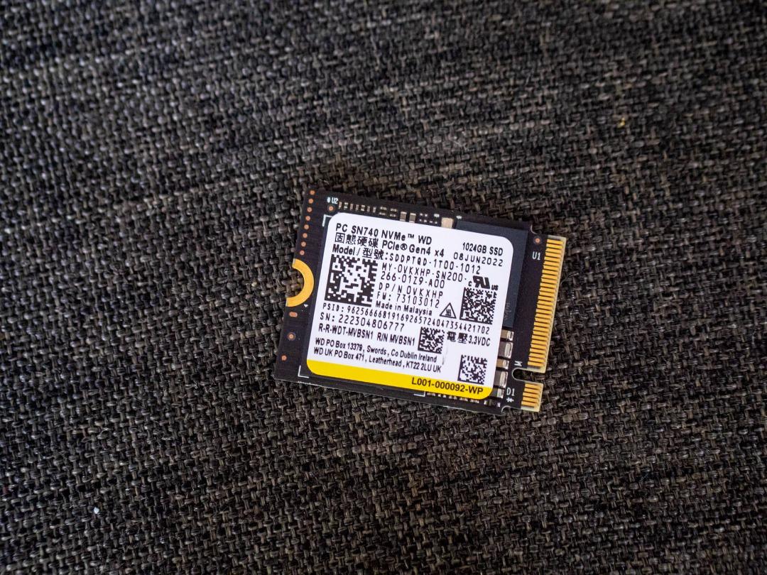 SN740 2230 (OEM SN770) WD BLACK M.2 NVME SSD GEN4 (Compatible Steam ...