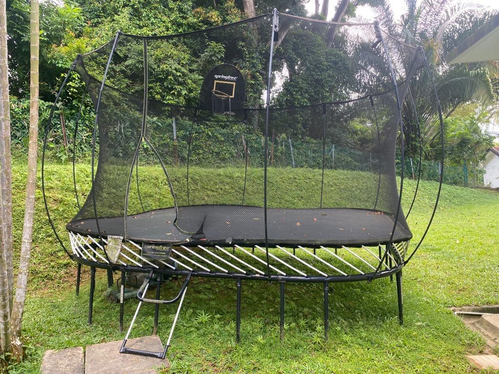 Springfree large square clearance trampoline