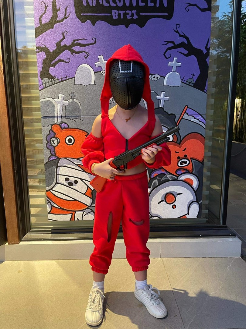 Squid game costumes, Babies & Kids, Babies & Kids Fashion on Carousell