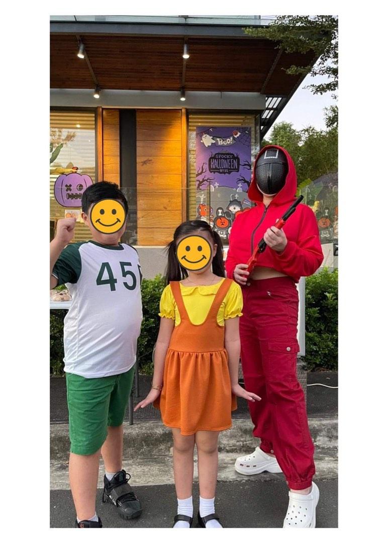 Squid game costumes, Babies & Kids, Babies & Kids Fashion on Carousell
