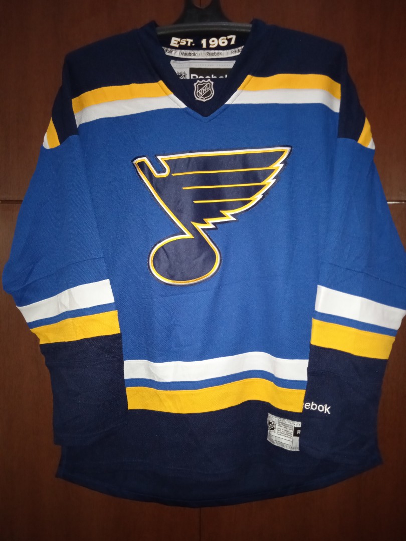 NHL St. Louis Blues Graphic Tshirt Medium Play Gloria Hockey Hanes