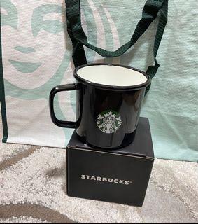 STARBUCKS STAINLESS STEEL LARGE MUG FREE LARGE TOTE BAG