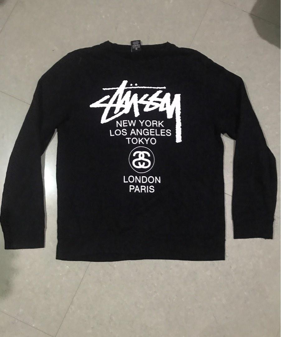 stussy world tour ls tee