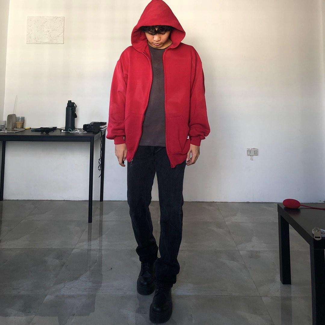 Russell athletic cheap red hoodie
