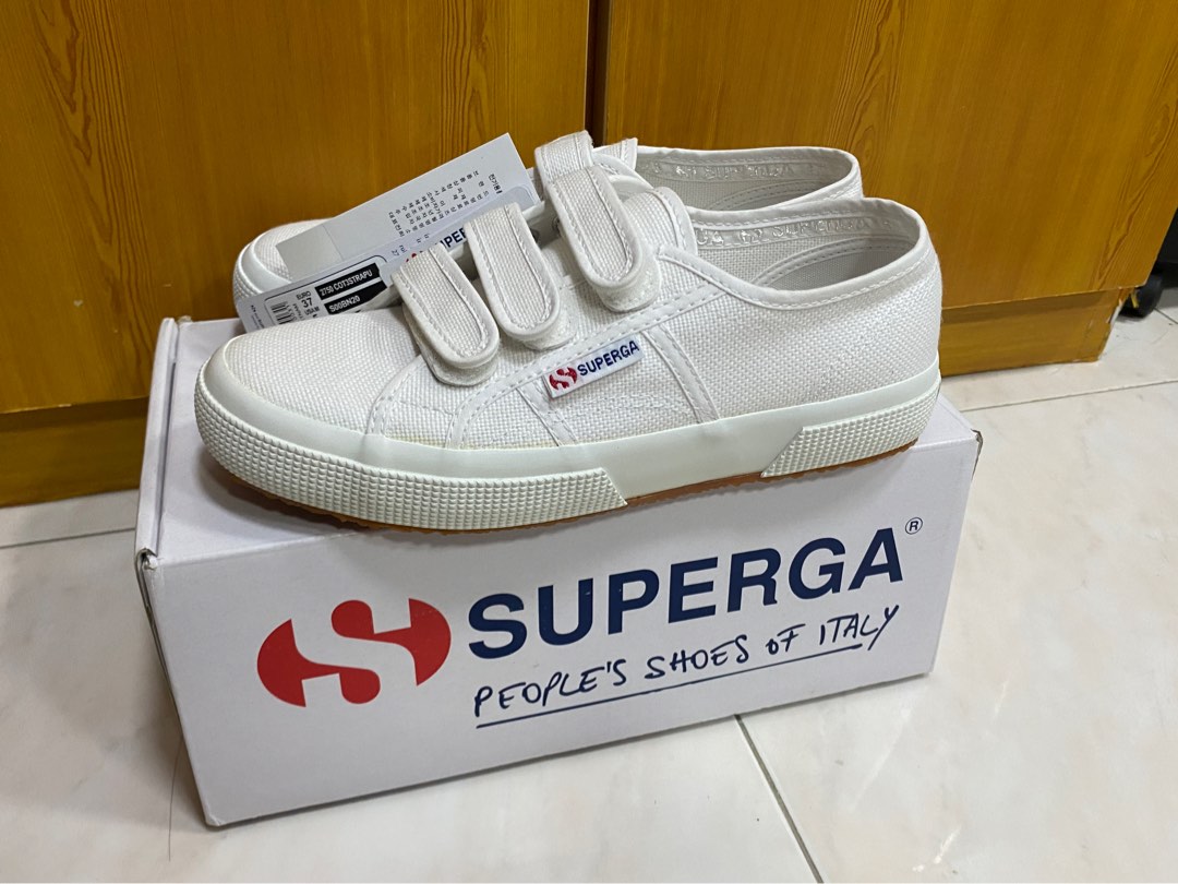 Superga strap white 2025