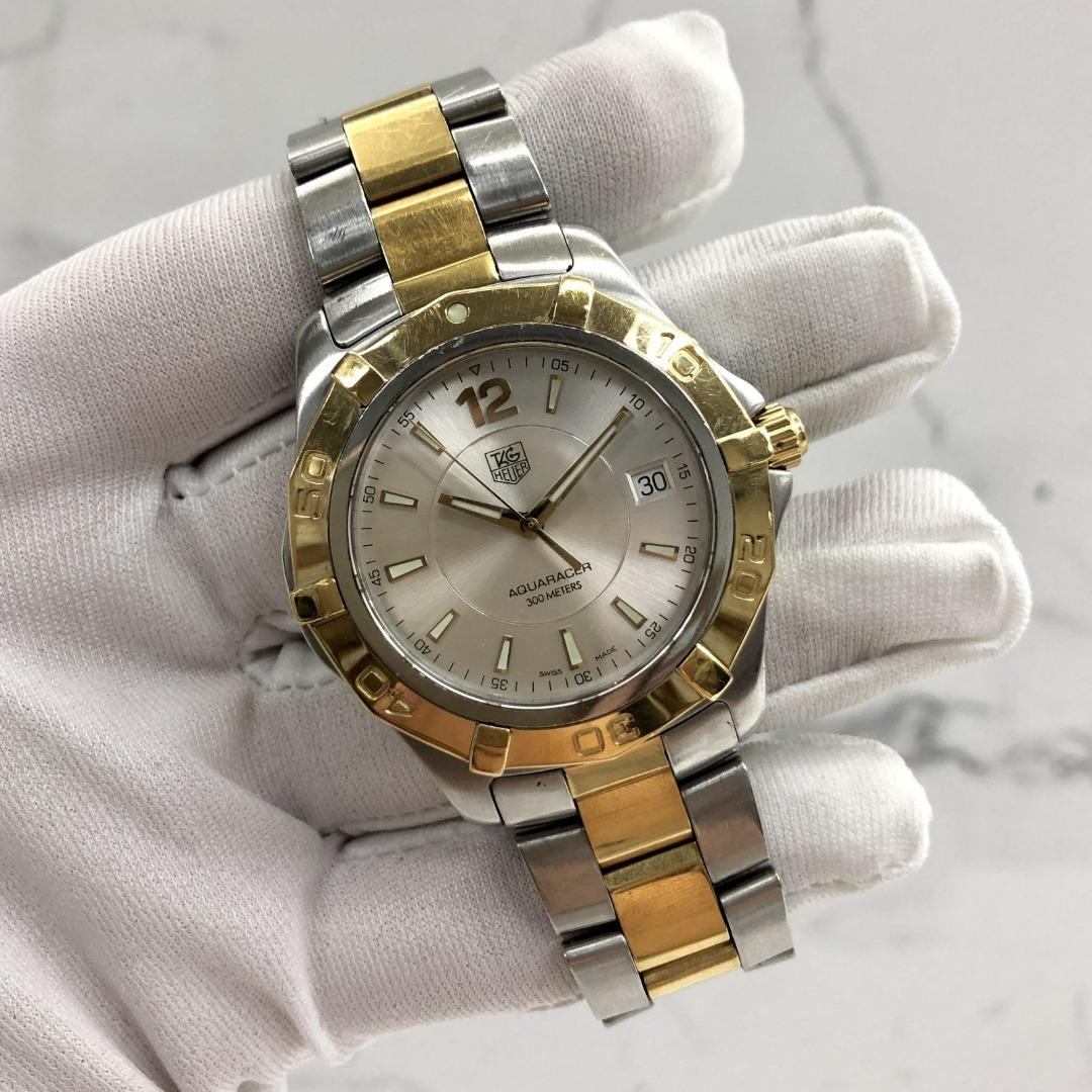 Tag heuer aquaracer gold mens store