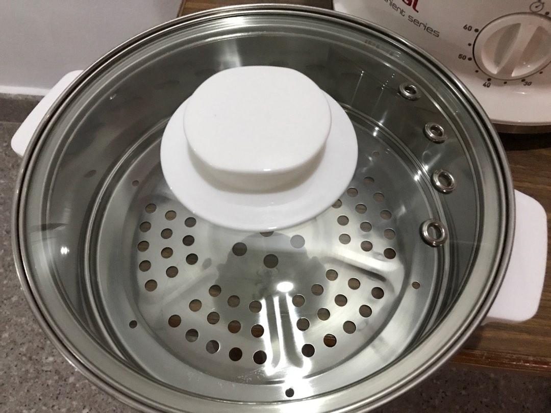 Tefal Stainless Steel Food Steamer VC1451, TV & Home Appliances