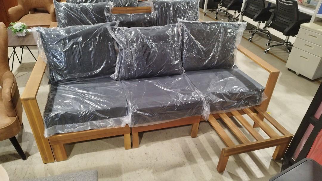 Timber day bed 3 seater, Furniture & Home Living, Furniture, Sofas on
