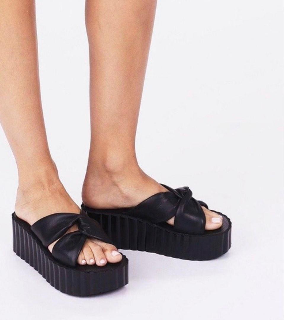 Tory burch knotted wedges Women s Fashion Footwear Wedges on