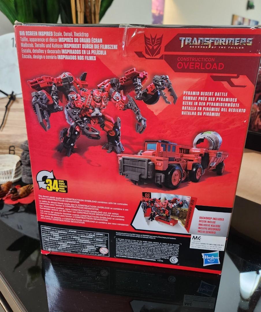 Transformers Studio Series Overload Construction, Hobbies & Toys, Toys ...