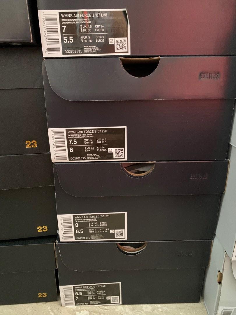 UK 4.5 5 5.5 6 Nike Air Force 1 Forces One Low Cut Top Hangul Day