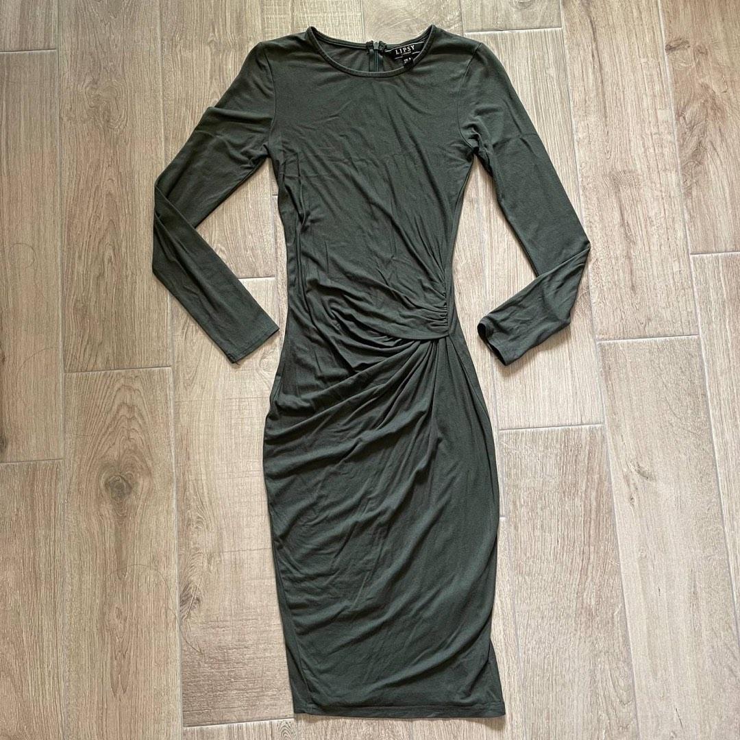 Lipsy 2024 khaki dress