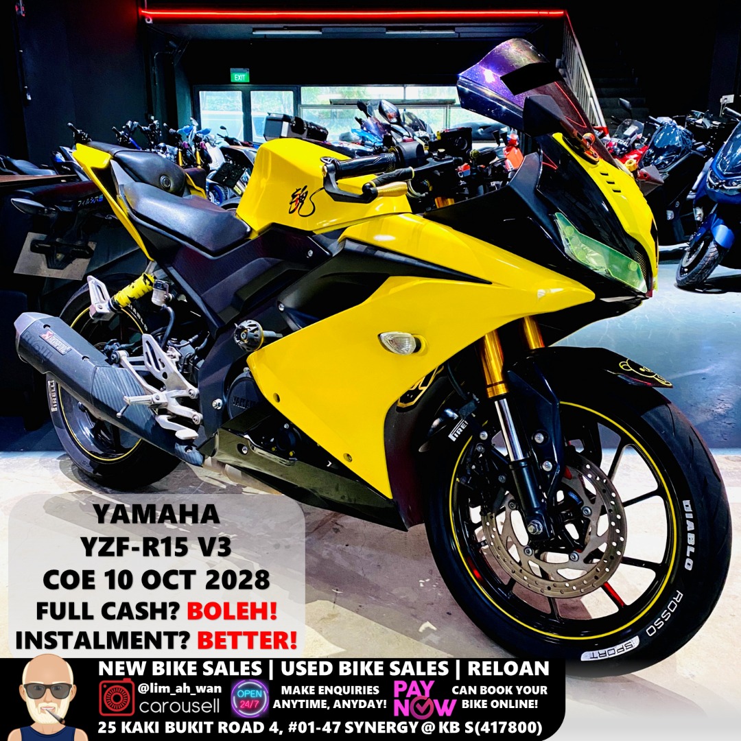 USED Yamaha R15 V3, Motorcycles, Motorcycles for Sale, Class 2B on ...