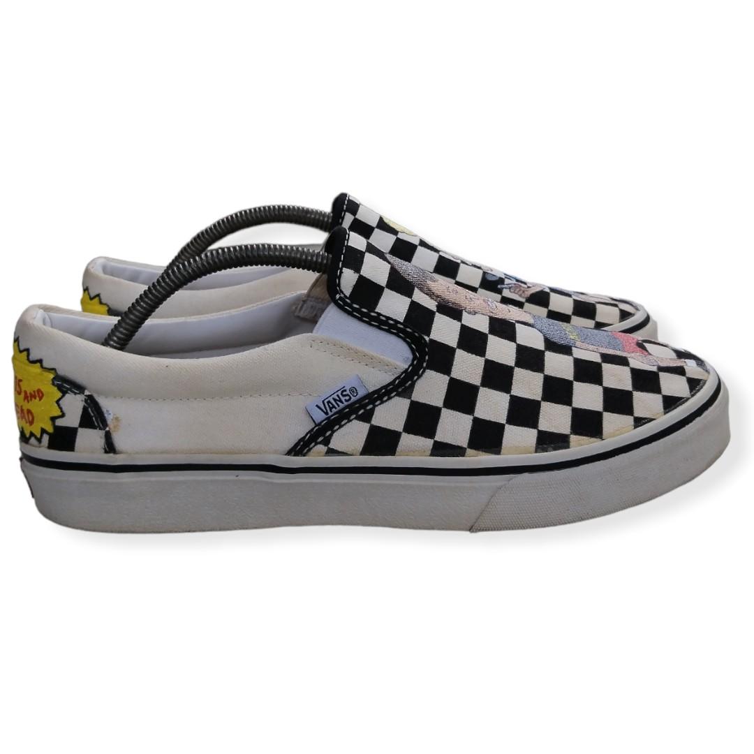 Vans checkerboard store slip on custom
