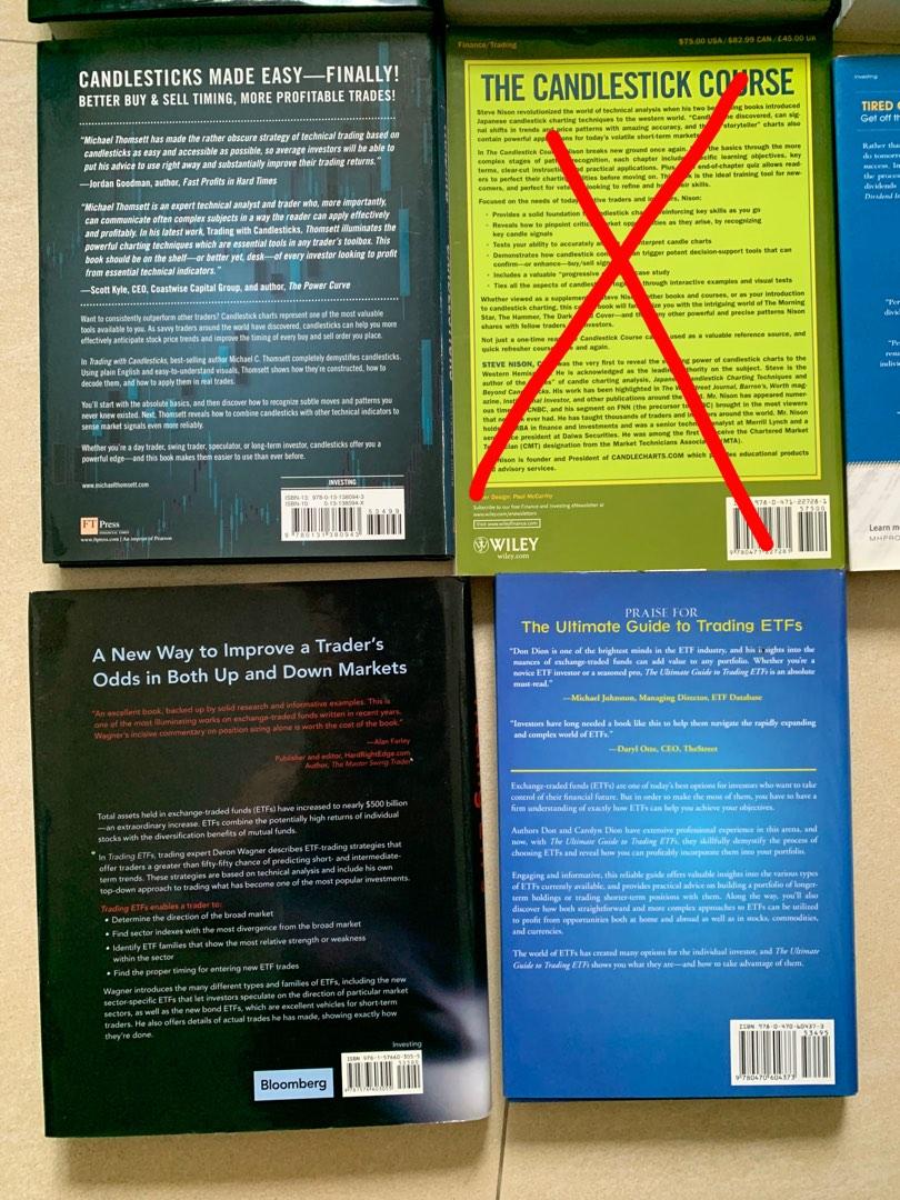 Various Books Candlestick Charting Analysis, EFT Trading and Dividend