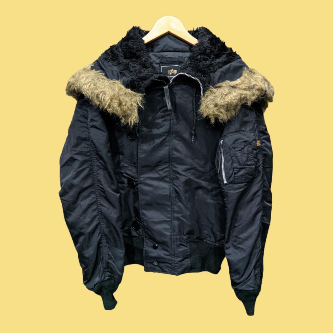 ジャケット・アウター 00s archive fur military jacket y2k S 00s archive Fur Military Jacket Y2K