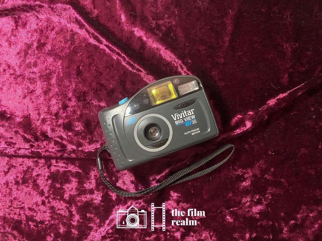 VIVITAR BIG VIEW BV35 FILM CAMERA (Category: Cameras) located in Antipolo. Submitted by jeweltangi_ (Listing ID 1190820142, Image 1). Description: VIVITAR BIG VIEW BV35 FILM CAMERA - Perfect working condition - Cosmetics: 9.5/10 - With automatic rewind - Uses 35mm film - Uses 2 AA batteries - Comes with original camera strap Php 2,000 Visit and follow the us on @the.film.realm on IG for more vintage cameras! .