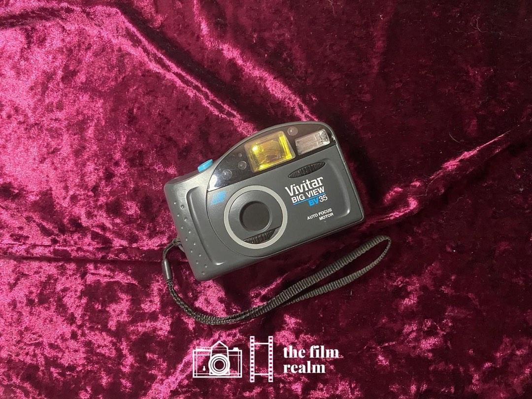 VIVITAR BIG VIEW BV35 FILM CAMERA (Category: Cameras) located in Antipolo. Submitted by jeweltangi_ (Listing ID 1190820142, Image 2). Description: VIVITAR BIG VIEW BV35 FILM CAMERA - Perfect working condition - Cosmetics: 9.5/10 - With automatic rewind - Uses 35mm film - Uses 2 AA batteries - Comes with original camera strap Php 2,000 Visit and follow the us on @the.film.realm on IG for more vintage cameras! .