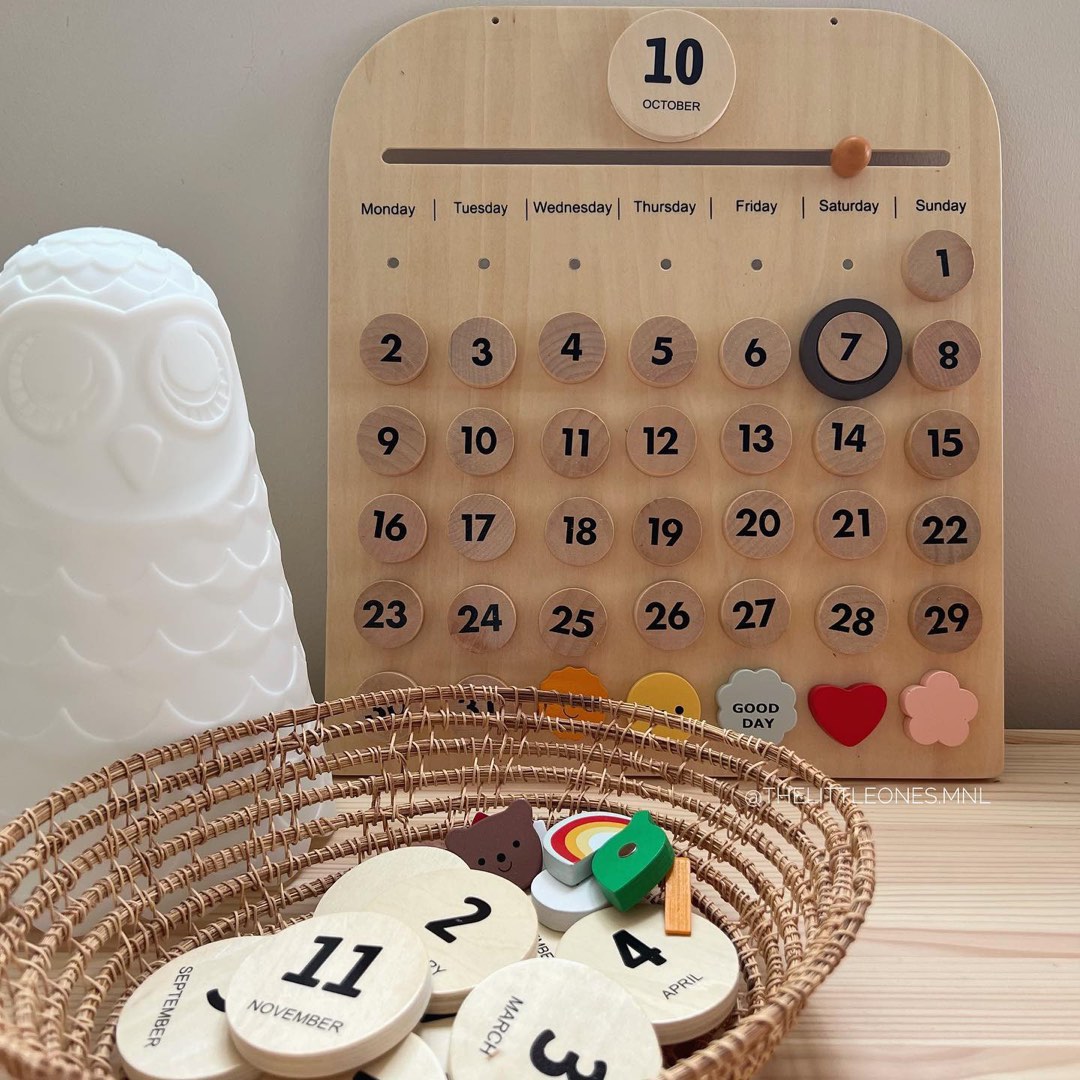 wooden-magnetic-calendar-hobbies-toys-toys-games-on-carousell