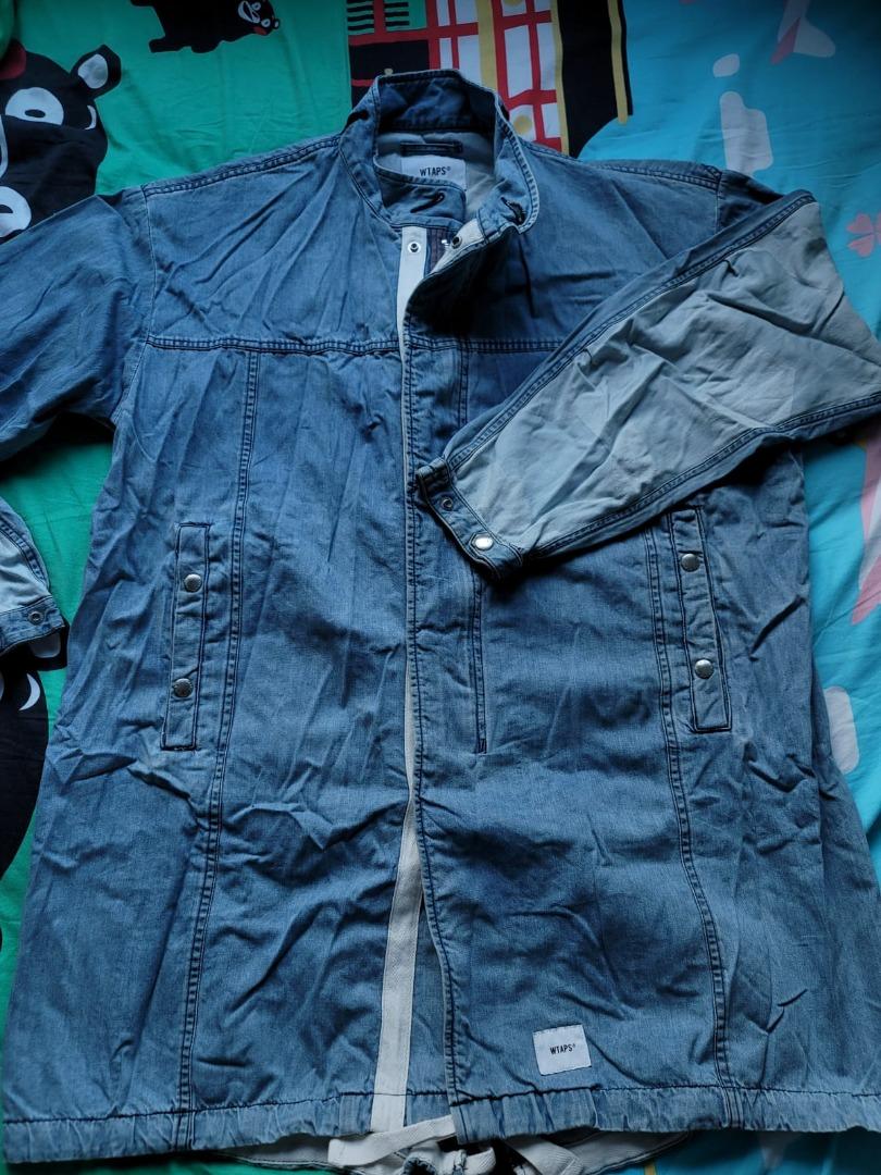 Wtaps 18AW Thompson Cotton Indigo Jacket Jkt Blue Denim Shirt Coat
