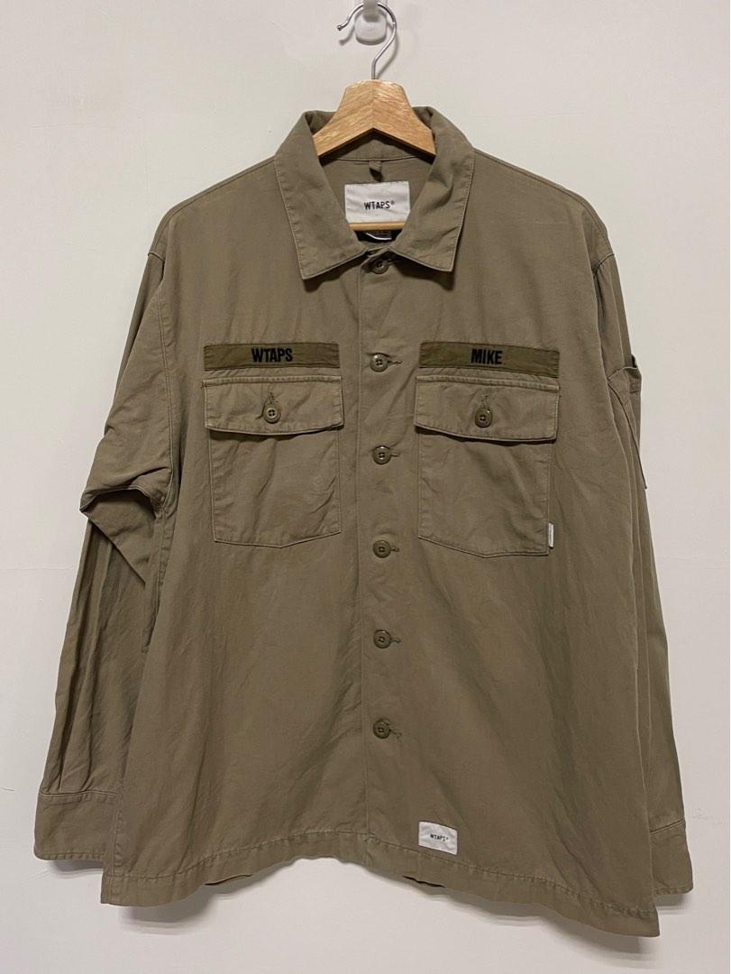 [二手]Wtaps 19SS BUDS LS SHIRT. COTTON. SERGE 沙色