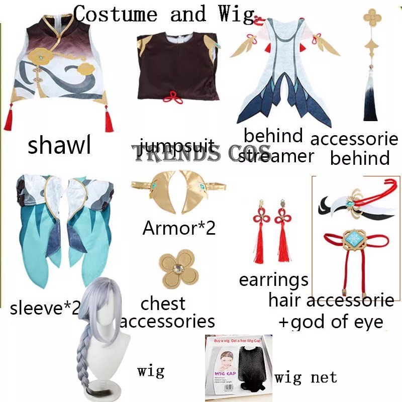 WTS Shen He Genshin Impact cosplay, Women's Fashion, Dresses & Sets ...