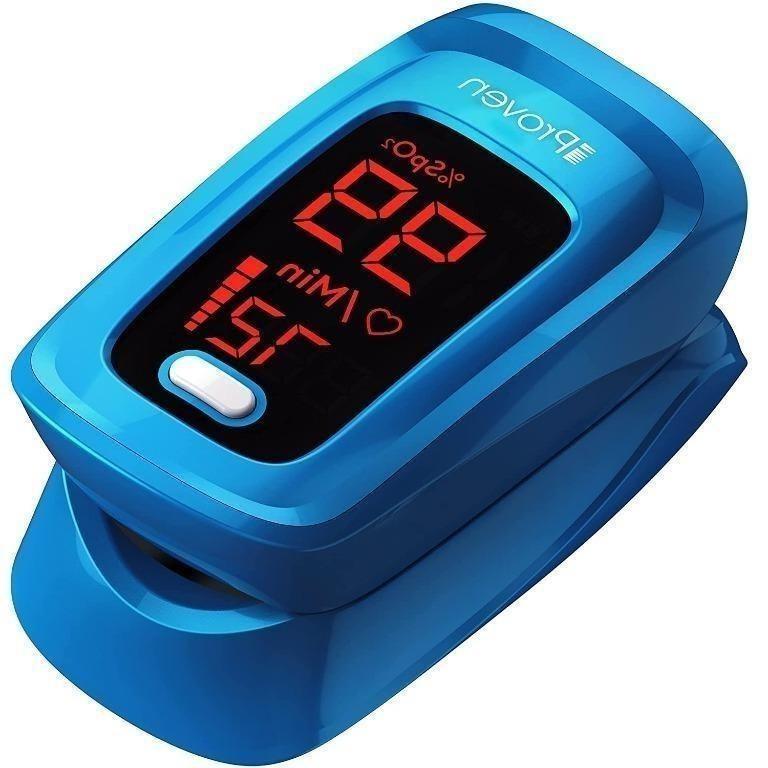 X58 Blood Oxygen Monitor Blue Fingertip Pulse Oximeter, Monitor Your